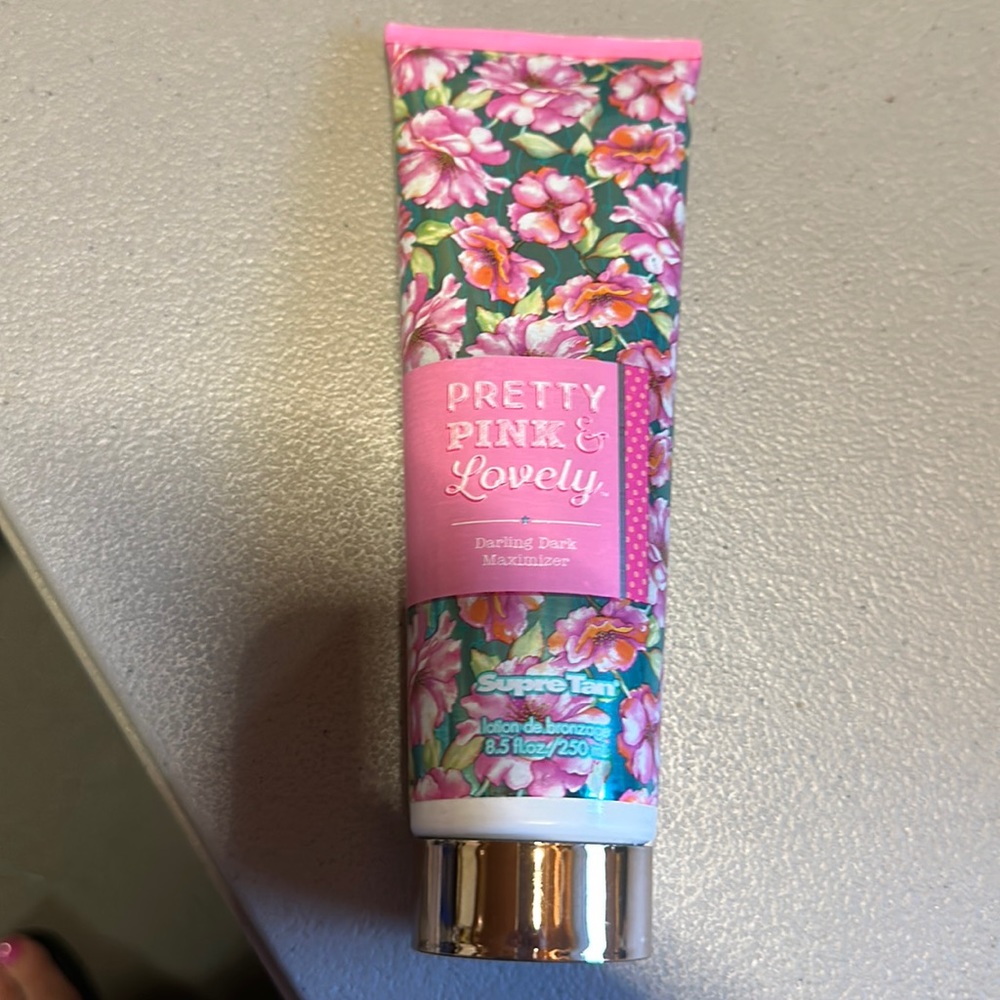Supre Tan Pretty Pink & Lovely Darling Dark Maximizer 8.5 oz Sealed